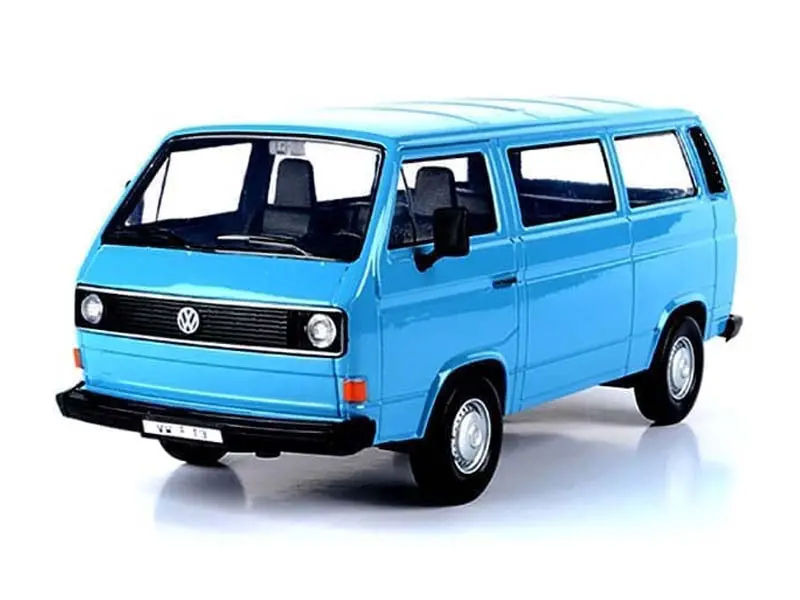 Volkswagen Type 2 (T3) – Blue (Timeless Legend) Diecast 1:24 Scale Model - Motormax 79376Bl 1