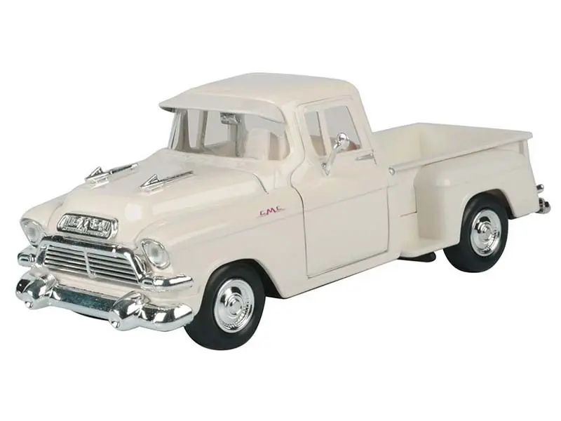 1957 Gmc Blue Chip Pickup – White (Timeless Legends) Diecast 1:24 Scale Model - Motormax 79383Wh 1