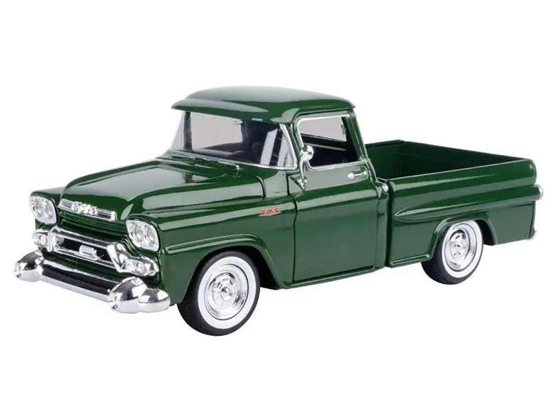 1958 Gmc 100 Wideside Pickup – Green (Timeless Legends) Diecast 1:24 Scale Model - Motormax 79385Grn 1