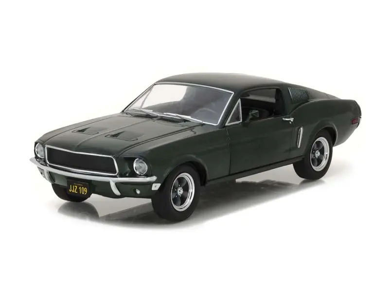1968 Ford Mustang Gt Fastback - Highland Green Diecast 1:24 Scale Model - Greenlight 84038 1