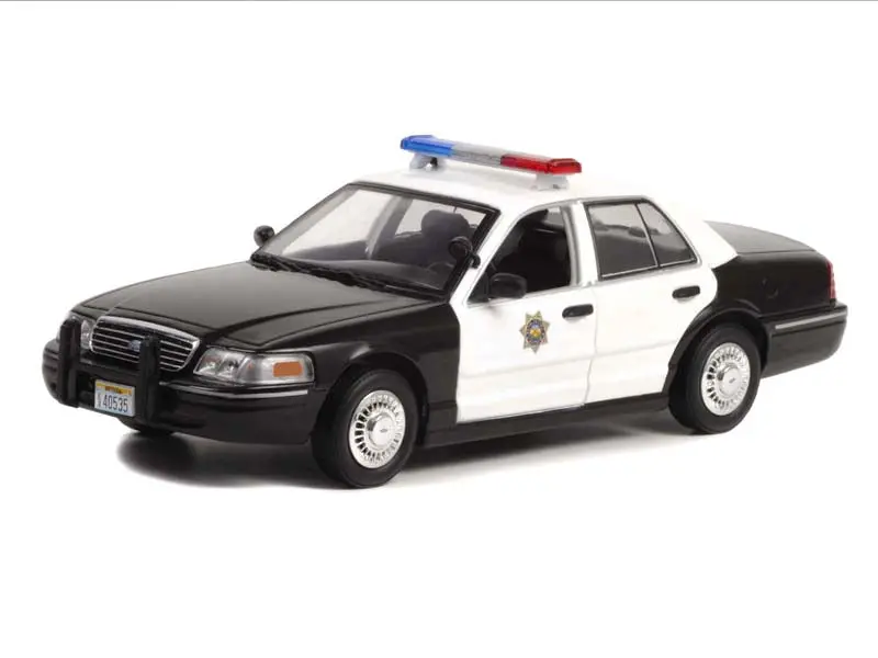1998 Ford Crown Victoria Police Interceptor - Reno 911 Sheriff's Department (Hollywood) Series 16 Diecast 1:24 Scale Model - Greenlight 84162 1