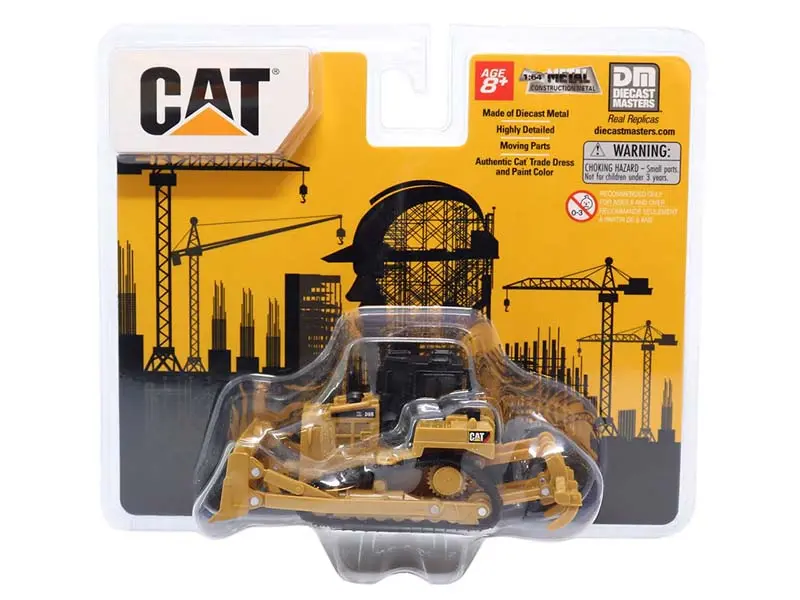 Cat Caterpillar D6r Track-Type Tractor 1:64 Scale Model - Diecast Masters 84645Cs 2