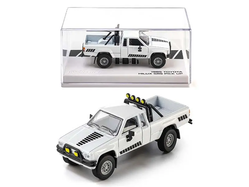 Pre-Order 1985 Toyota Hilux Sr5 4×4 – White (Collector Series Wave 4 2026) Diecast 1:64 Scale Model - Majorette 8505001022 1