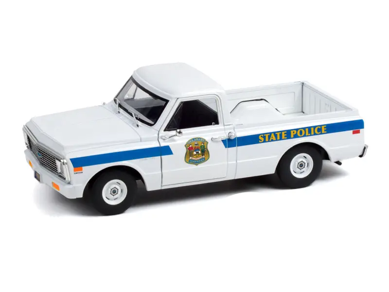 1972 Chevrolet C-10 - Delaware State Police (Hot Pursuit) Series 3 Diecast 1:24 Scale Model - Greenlight 85531 1
