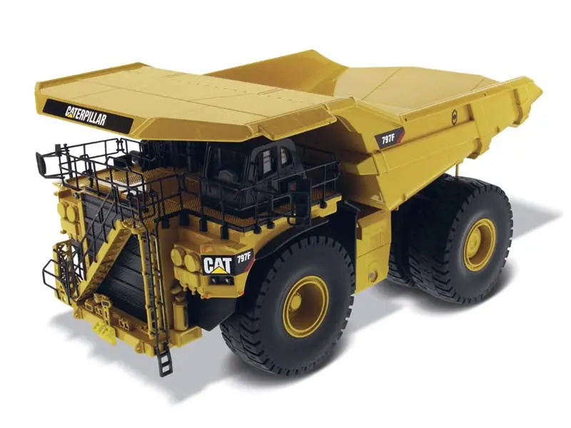 Cat Caterpillar 797F 4 Tier Mining Truck (High Line Series) 1:50 Scale Model - Diecast Masters 85655 1