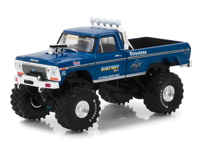 1974 Ford F-250 Monster Truck Bigfoot #1 (The Original Monster Truck) Diecast 1:43 Scale Model - Greenlight 86097 1