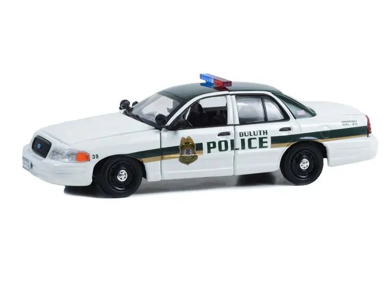 2006 Ford Crown Victoria Police Interceptor - Duluth Minnesota Police Fargo Tv Series Diecast 1:43 Scale Model - Greenlight 86636 1