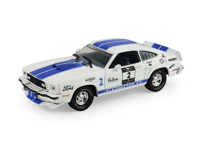 Pre-Order 1976 Ford Mustang Cobra Ll-Stampede Car #2 Diecast 1:43 Scale Model - Greenlight 86646 1