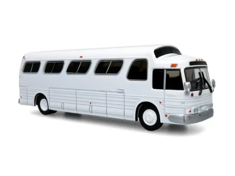 1966 Gm Pd4107 - Buffalo Coach: Blank White Diecast 1:87 Scale Model - Iconic Replicas 87-0288 1