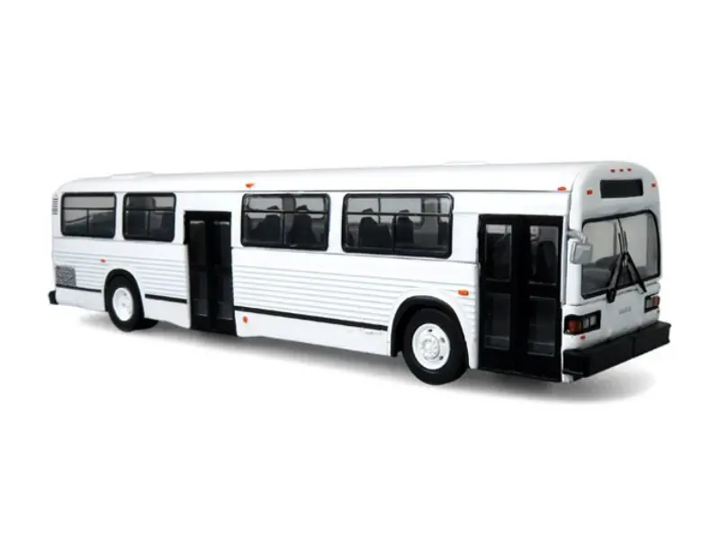 Mci Classic Transit Bus: Blank White Diecast 1:87 Scale Model - Iconic Replicas 87-0378 1