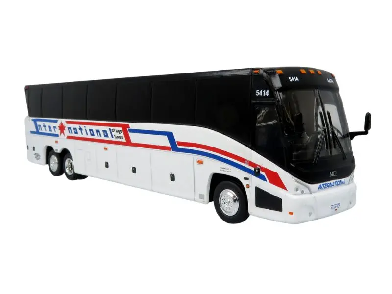 Mci J4500 Coach: International Stage Lines Diecast 1:87 Scale Model - Iconic Replicas 87-0466 1