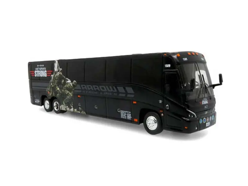 Mci J4500 Coach: Arrow Stage Lines / Veteran Strong Diecast 1:87 Scale Model - Iconic Replicas 87-0511 1