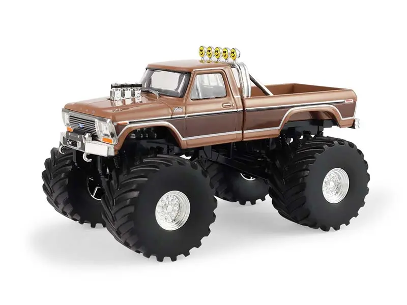 1978 Ford F-350 Monster Truck W/ 66-Inch Tires - Bft (Kings Of Crunch) Diecast 1:43 Scale Model - Greenlight 88051 1