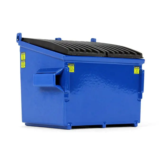 Refuse Trash Bin Blue 1:34 Diecast Model - First Gear 90-0534 1