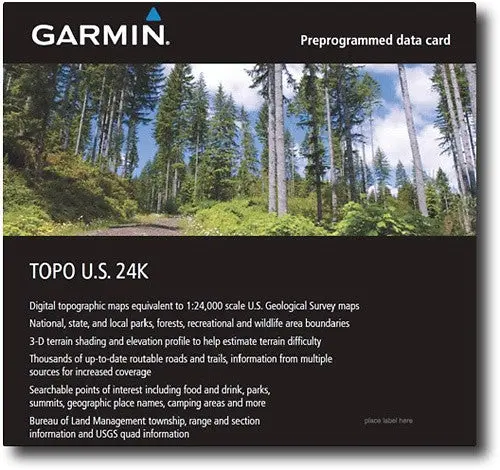 Topo Maps For Ca/Nv (Microsd/Sd Card) 1