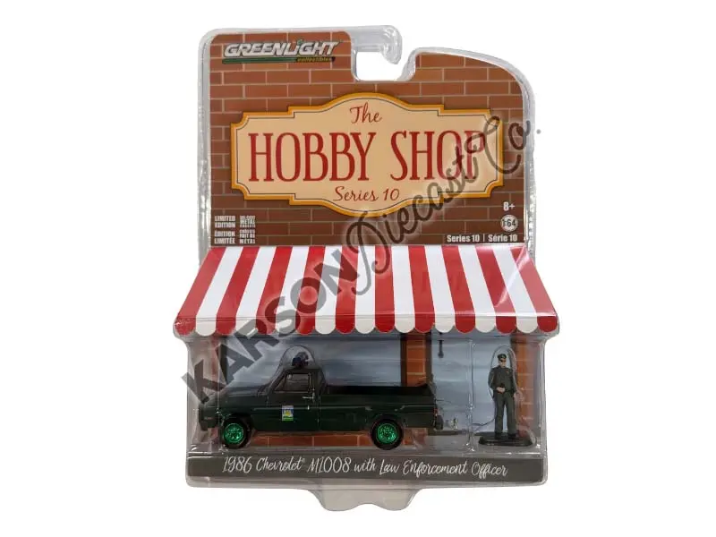 Chase 1986 Chevrolet M1008 - Florida Office Of Agricultural Law Enforcement W/ Figure (The Hobby Shop Series 10) Diecast 1:64 Scale Model - Greenlight 97100D 1