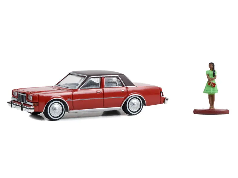 1983 Dodge Diplomat W/ Woman In Dress (The Hobby Shop Series 15) Diecast 1:64 Scale Model - Greenlight 97150C 1