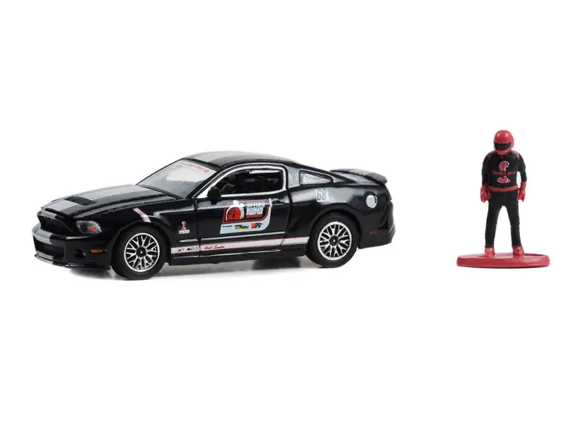 2010 Shelby Gt500 #68 - Optima Ultimate Street Car Invitational W/ Driver (The Hobby Shop) Series 15 Diecast 1:64 Scale Model - Greenlight 97150E 1