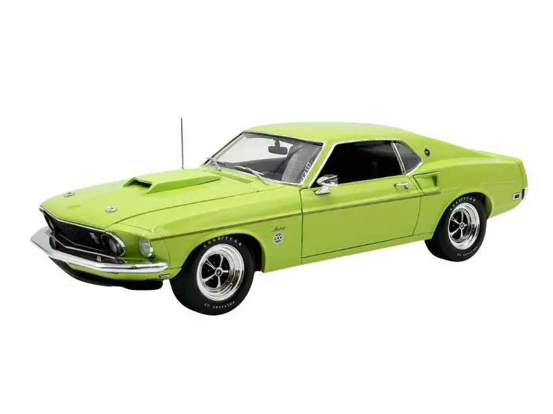 1969 Ford Mustang 600 - Groovy Green Diecast 1:18 Scale Model - Acme A1801889 1