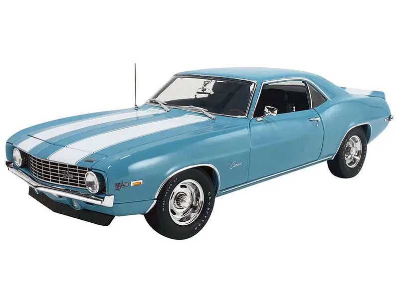 1969 Chevrolet Camaro Z/28 - Blue Diecast 1:18 Scale Model - Acme A1805732 1