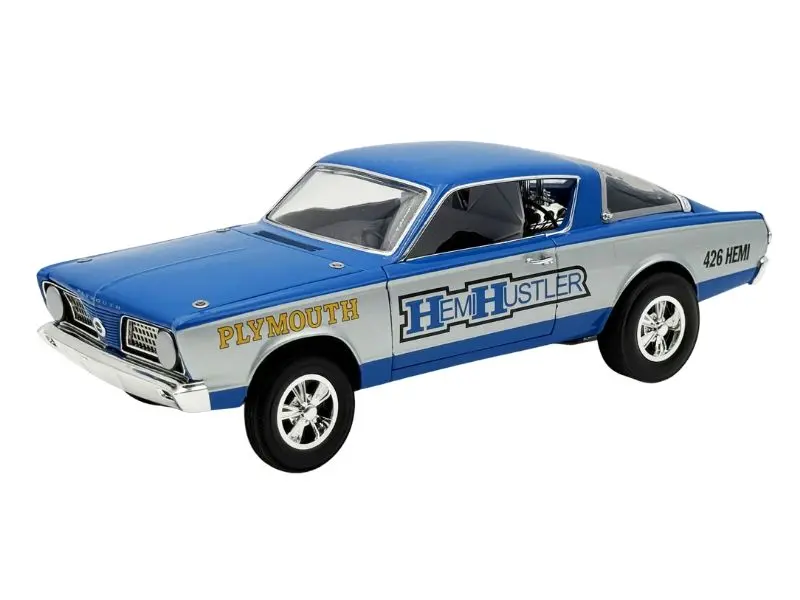 1966 Plymouth Barracuda - Hemi Hustler Diecast 1:18 Scale Model - Acme A1806138 1