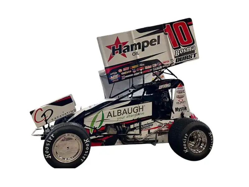 Pre-Order Ryan Timms 2026 Liebig Motorsports #10 Sprint Car Diecast 1:18 Scale Model - Acme A1826011 1