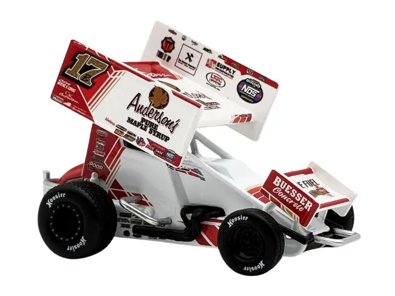 2025 #17B Anderson's Pure Maple Syrup Sprint Car - Bill Balog Diecast 1:50 Scale Model - Acme A5025002 1