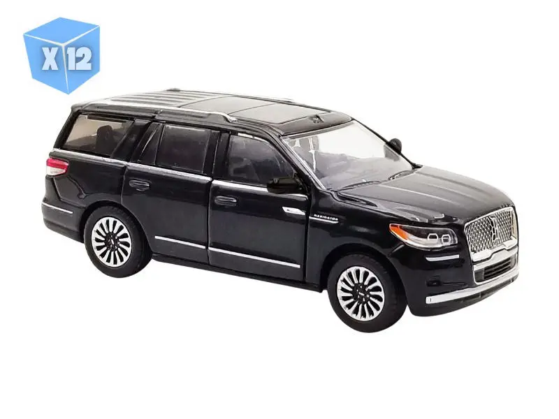 Pre-Order - 48 Pack 2024 Lincoln Navigator - Infinite Black Diecast 1:64 Scale Model - Karson Diecast Co. A6410001 1