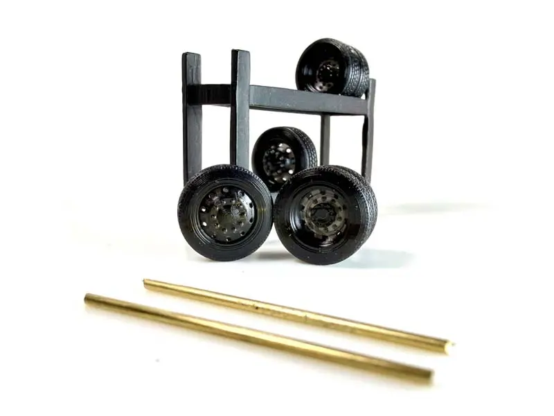 Cft Heavy Duty Forged Wheels W/ Lt Tires 1:64 Scale Model 1