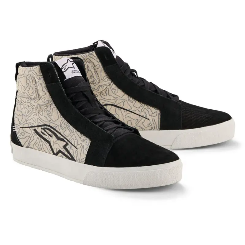Alpinestars Ride 63 Canvas Ride Shoes - Black Cool Gray White 1