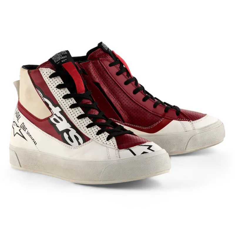 Alpinestars Womens Stella Stated Flair Ride Shoes - White Rio Red 1