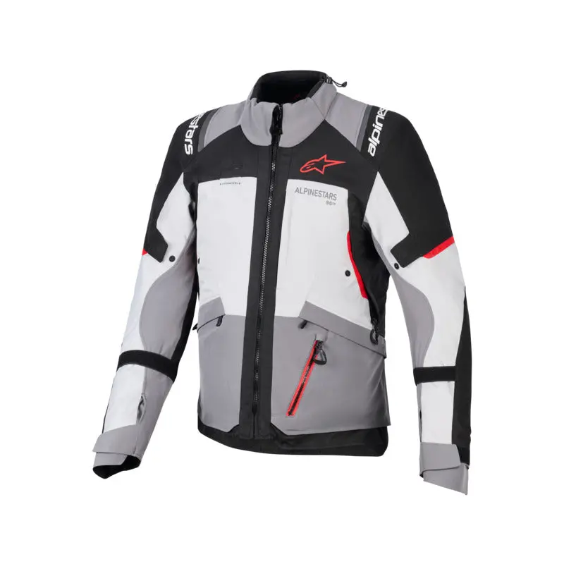 Alpinestars Andes V4 Drystar® Jacket - Gray/Black/Bright Red 1