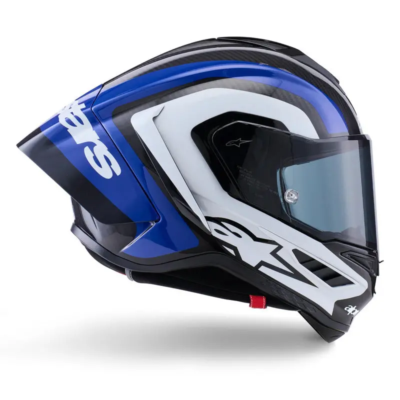 Alpinestars Supertech R10 Arius Helmet Ece06/Dot/Fi - Black/White/Blue Gloss 1
