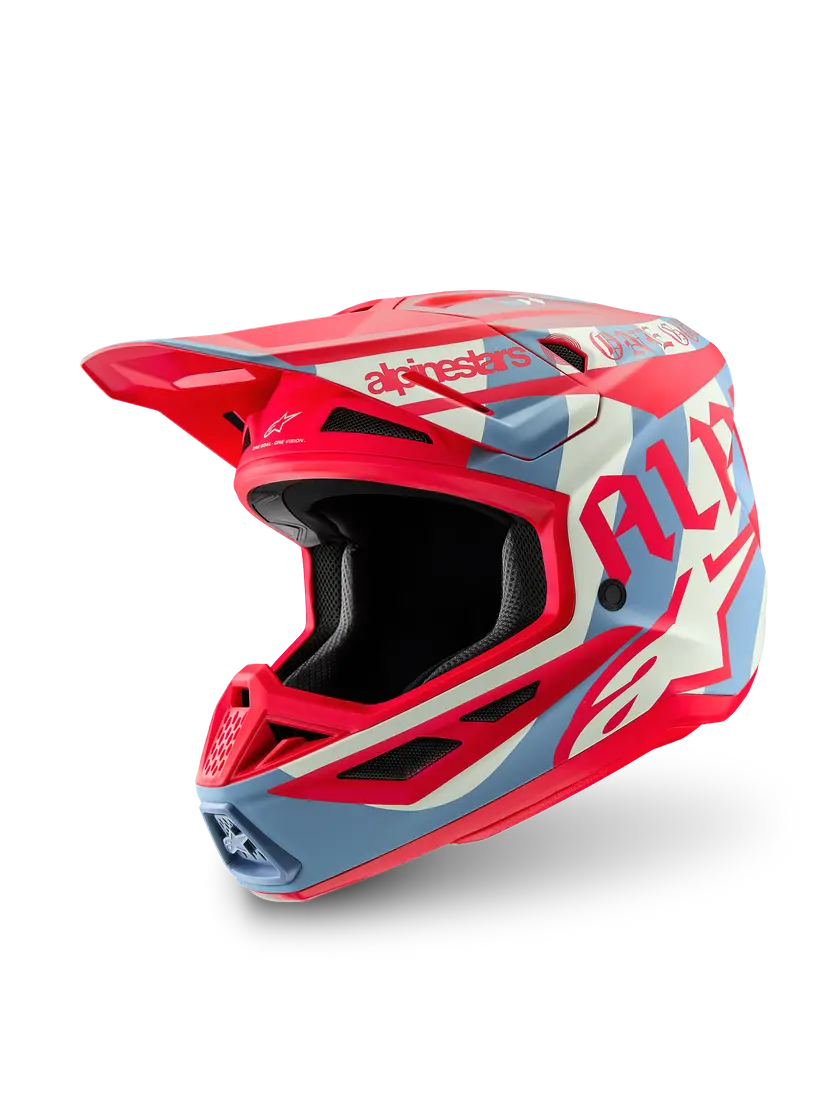 Alpinestars 2026 S-M7 Beast Coast Limited Edition Helmet - Pirate Black/Hot Orange Matt 1