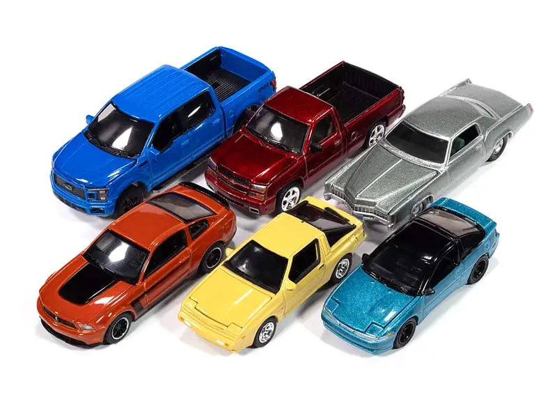 Premium 2025 Release Version B Set Of 6 Diecast 1:64 Scale Models - Auto World Aw64502b 1