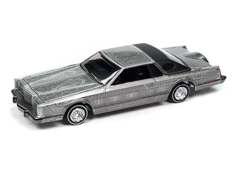1979 Lincoln Continental Lowriders – Silver – Special Edition (Luxury Cruisers) Diecast 1:64 Scale Model - Auto World Awsp175a 1