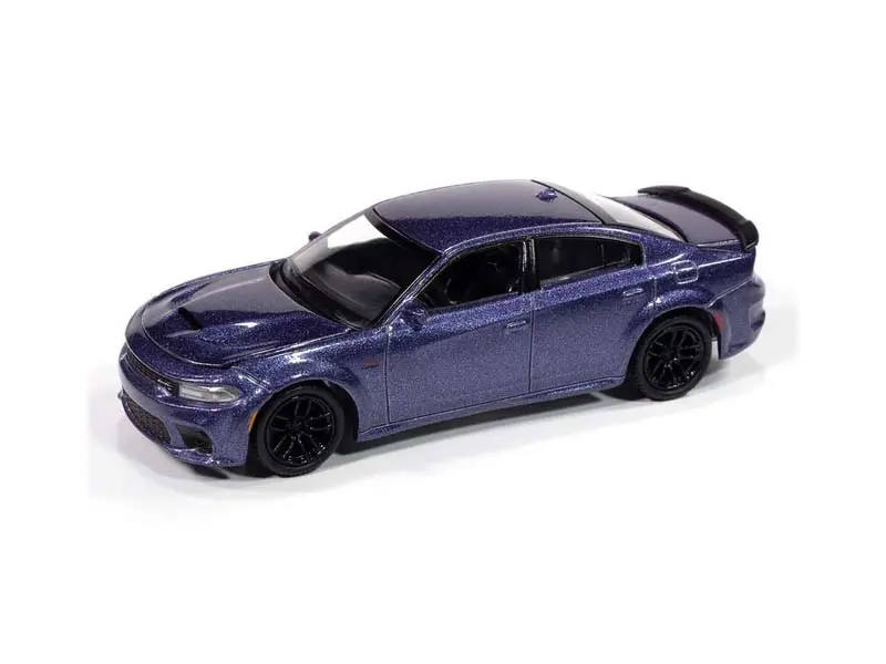 2023 Dodge Charger Swinger R/T Scat Pack – Plum Crazy (Premium 2024 Release 3) Diecast 1:64 Scale Model - Auto World Awsp181b 1