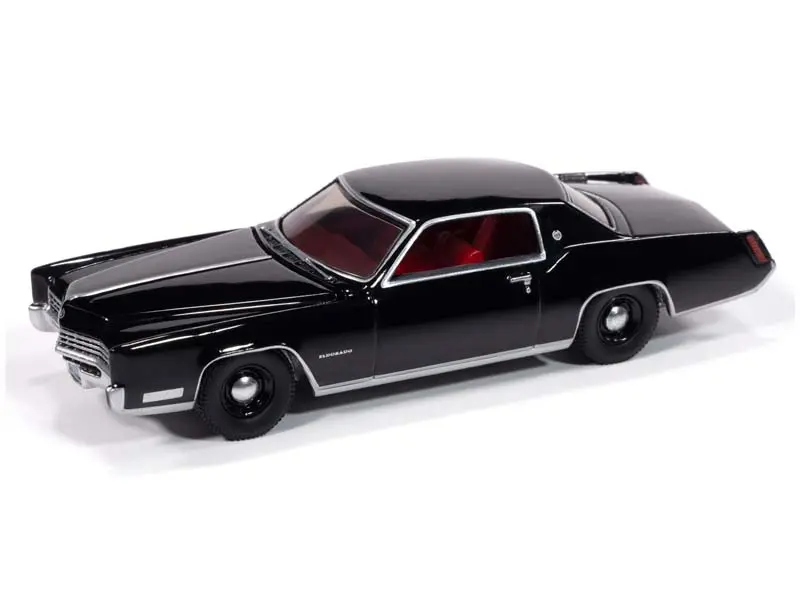 1967 Cadillac Eldorado Sable Black (Premium 2025 Release Version A) Diecast 1:64 Scale Model - Auto World Awsp185a 1