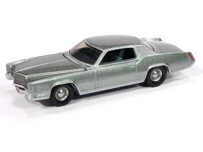 1967 Cadillac Eldorado Light Green Crystal Firemist Metallic (Premium 2025 Release Version B) Diecast 1:64 Scale Model - Auto World Awsp185b 1