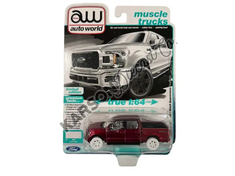 Chase 2020 Ford F-150 Fx4 Oxford White (Premium 2025 Release Version A) Diecast 1:64 Scale Model - Auto World Awsp188a 1