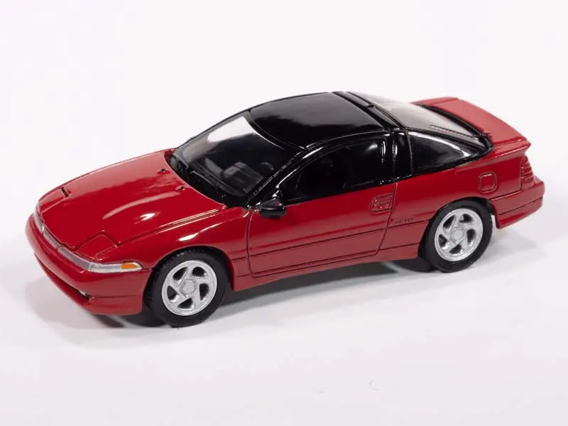 1991 Mitsubishi Eclipse Gsx Maranello Red (Premium 2025 Release Version A) Diecast 1:64 Scale Model - Auto World Awsp189a 1