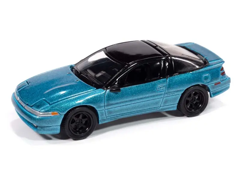 1991 Mitsubishi Eclipse Gsx Tennessee Blue (Premium 2025 Release Version B) Diecast 1:64 Scale Model - Auto World Awsp189b 1