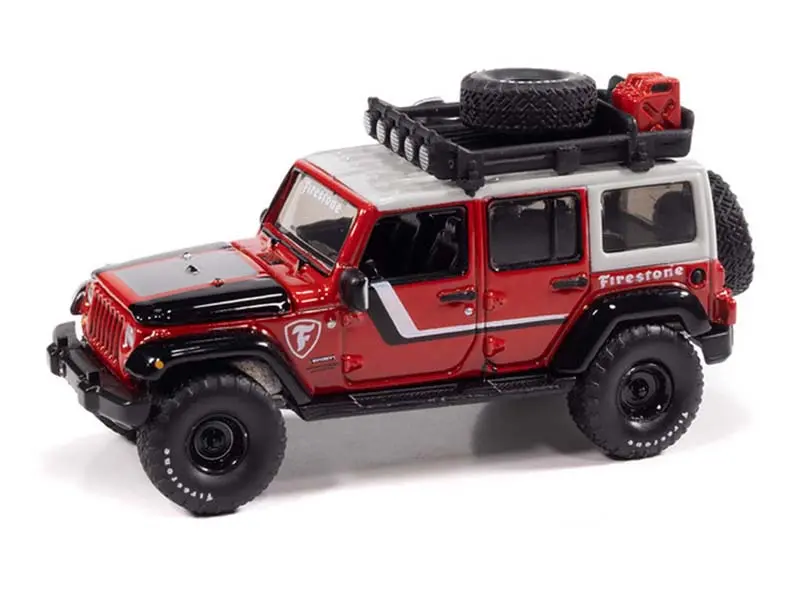 2018 Jeep Wrangler Firestone Field Agent (Big Country Collection 2025) Diecast 1:64 Scale Model - Auto World Awsp200 1