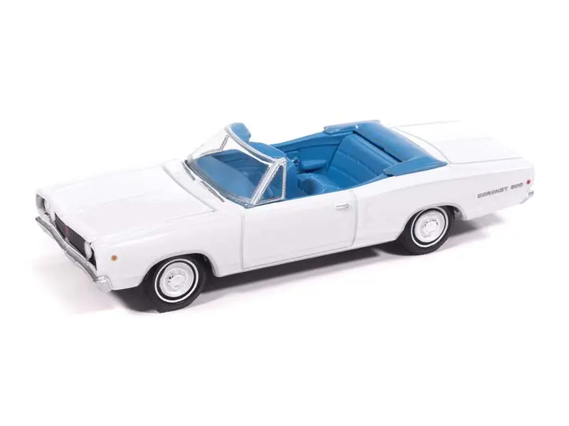 1968 Dodge Coronet 500 Convertible - White Diecast 1:64 Scale Model - Auto World Awsp212b 1