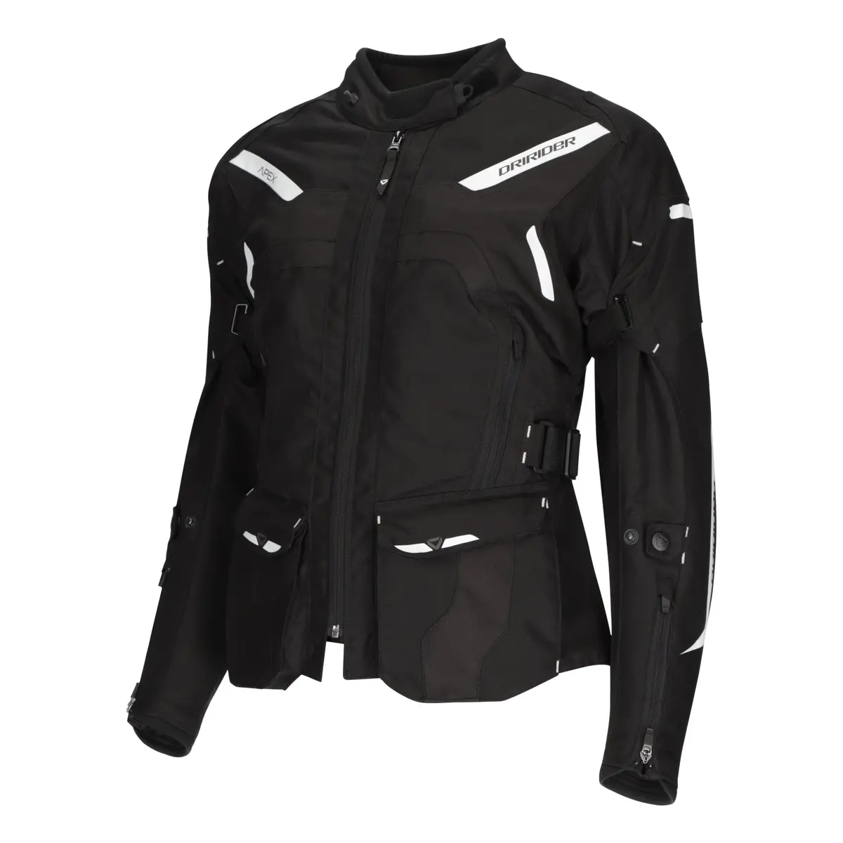 Dririder Apex 6 Ladies Jacket - Black/White 1