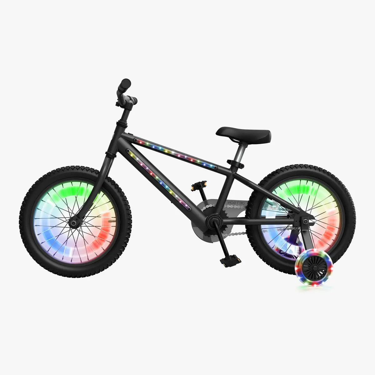 Jlr W (Aura) Light Up Bike With Training Wheels 1