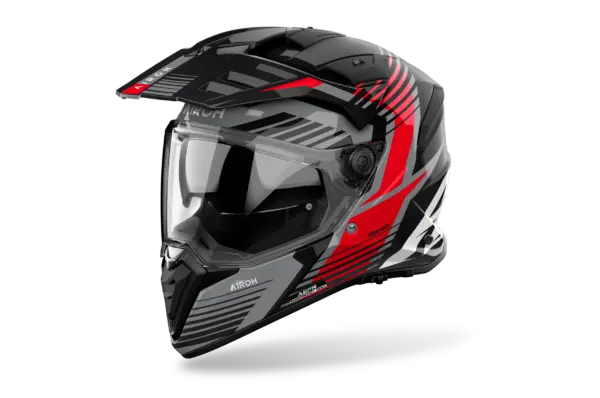 Airoh Bandit Spicy Helmet - Red Gloss 1