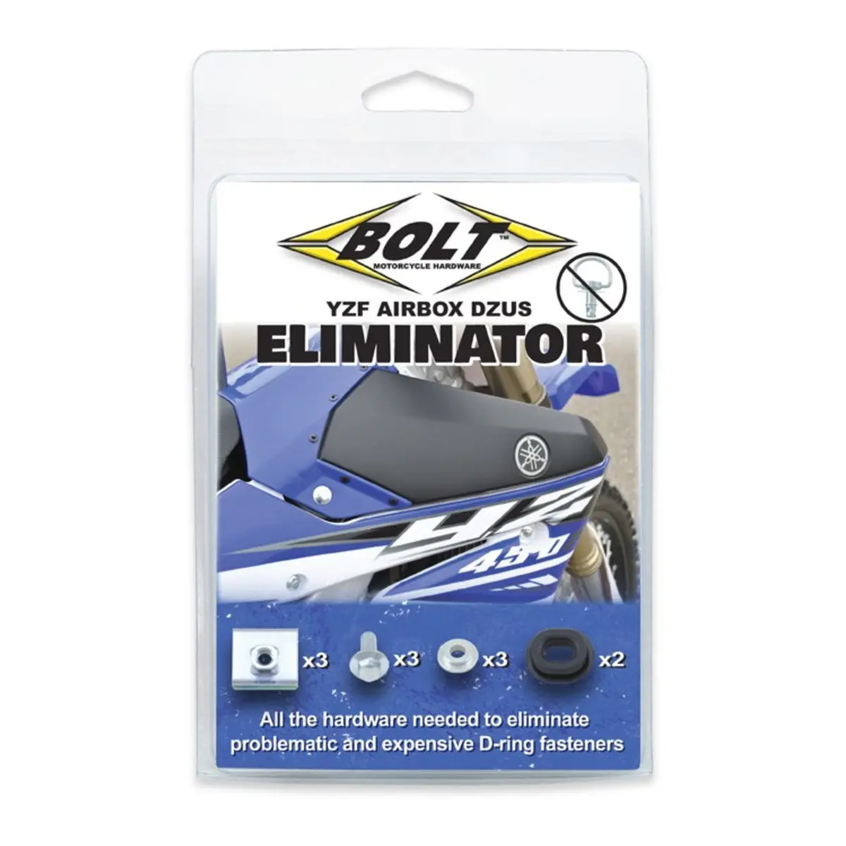 Bolt Yamaha Yz/Yzf Airbox Dzus Eliminator Kit '14-Onwards 1