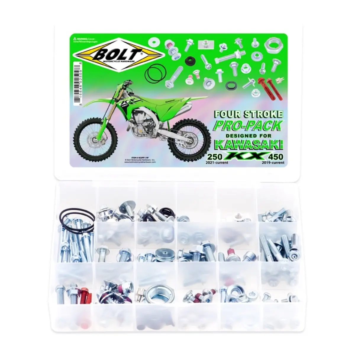 Bolt 4-Stroke Pro Pack For Kawasaki '21+ Kx250, 2019+ Kx450 1