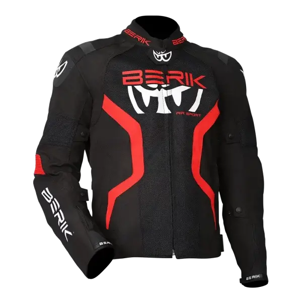 Berik Vivere Textile Jacket - Black/Red 1